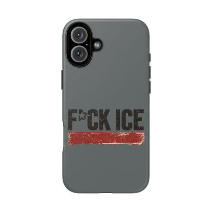 Phone Case - "F*CK ICE" Distressed Protest Design