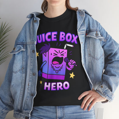 Juice Box Hero T-Shirt | Cute Cartoon Beverage Design