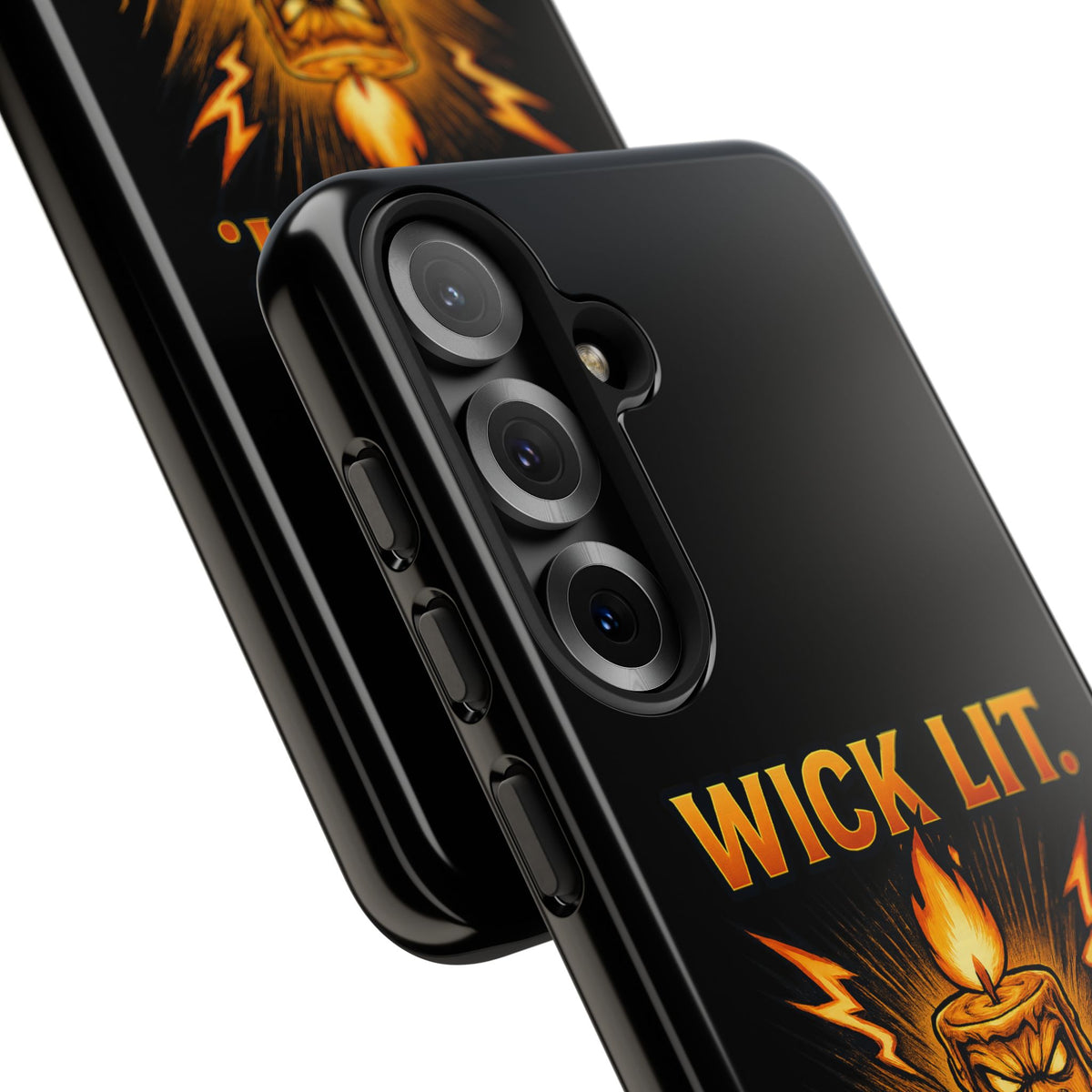 Phone Case — "Wick Lit. Patience Gone." Funny Angry Candle Protective Case