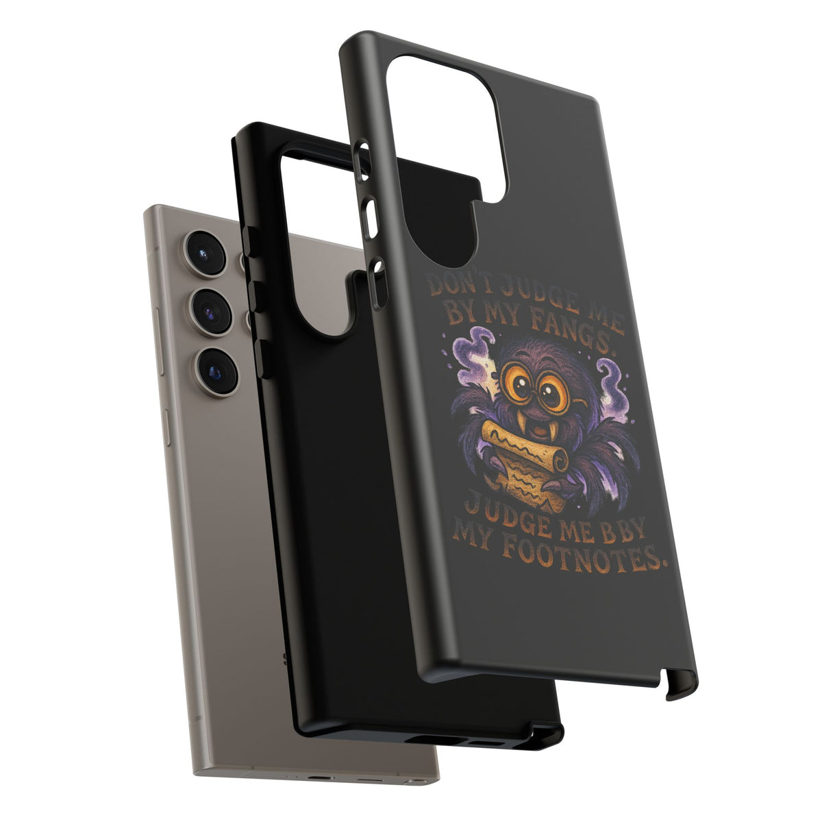 Phone Case — Fiery One-Eyed Demon with "I See Your Soul... And It's Disappointing"
