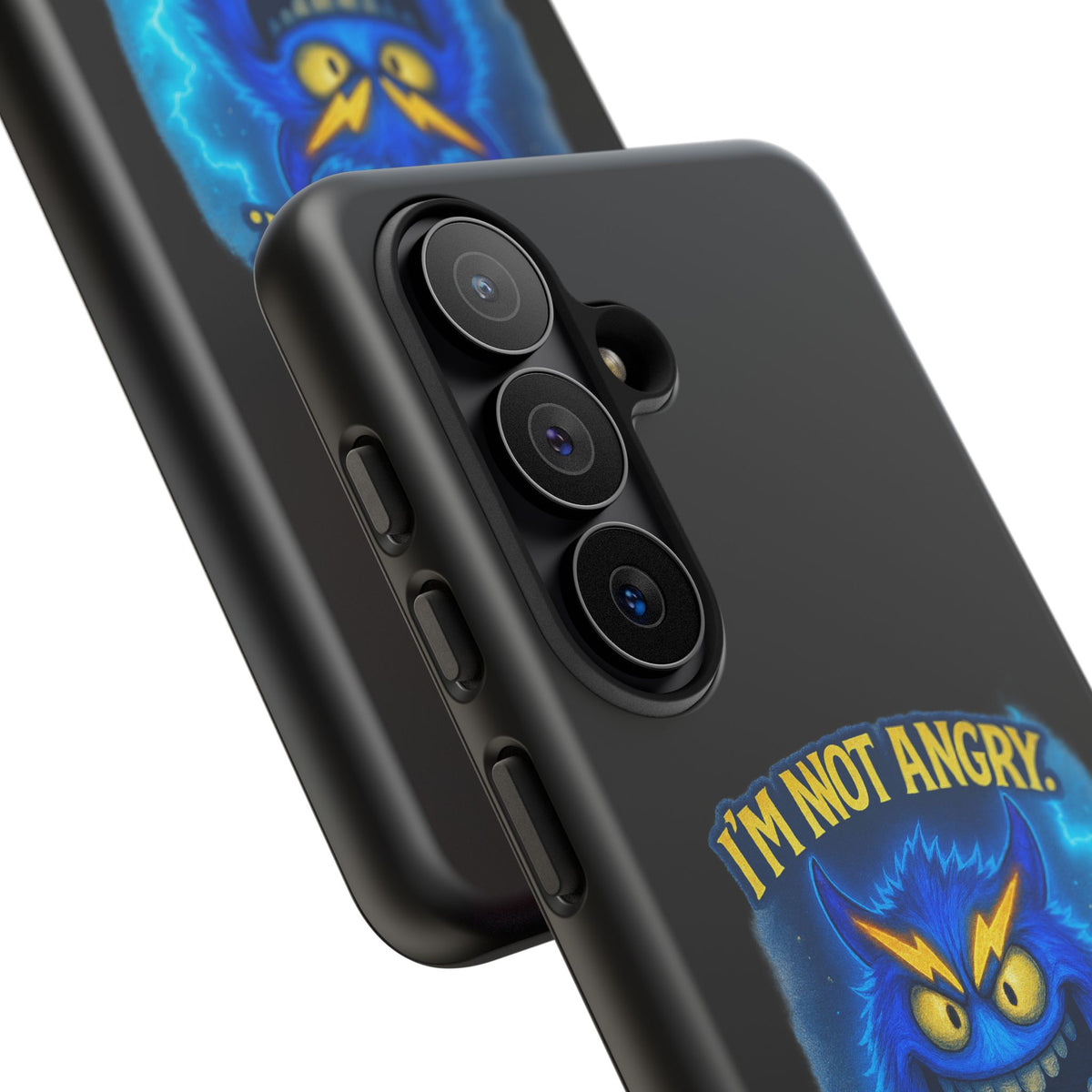 Phone Case - "I'm Not Angry, I'm Fully Charged" Electric Monster Protective Cover