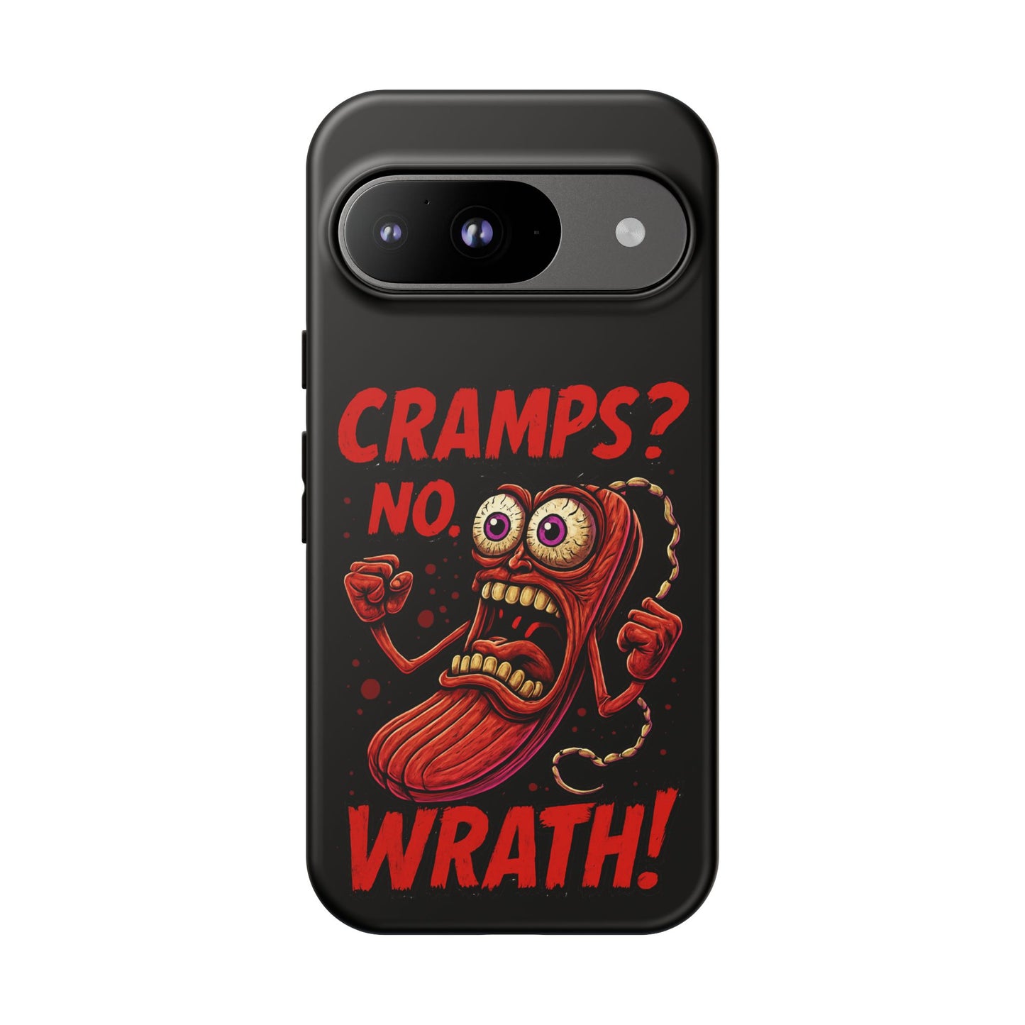 Phone Case — "Cramps? No, Wrath!" Retro Hot-Pepper Graphic