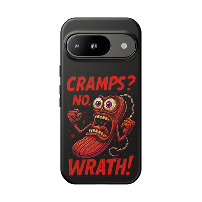 Phone Case — "Cramps? No, Wrath!" Retro Hot-Pepper Graphic