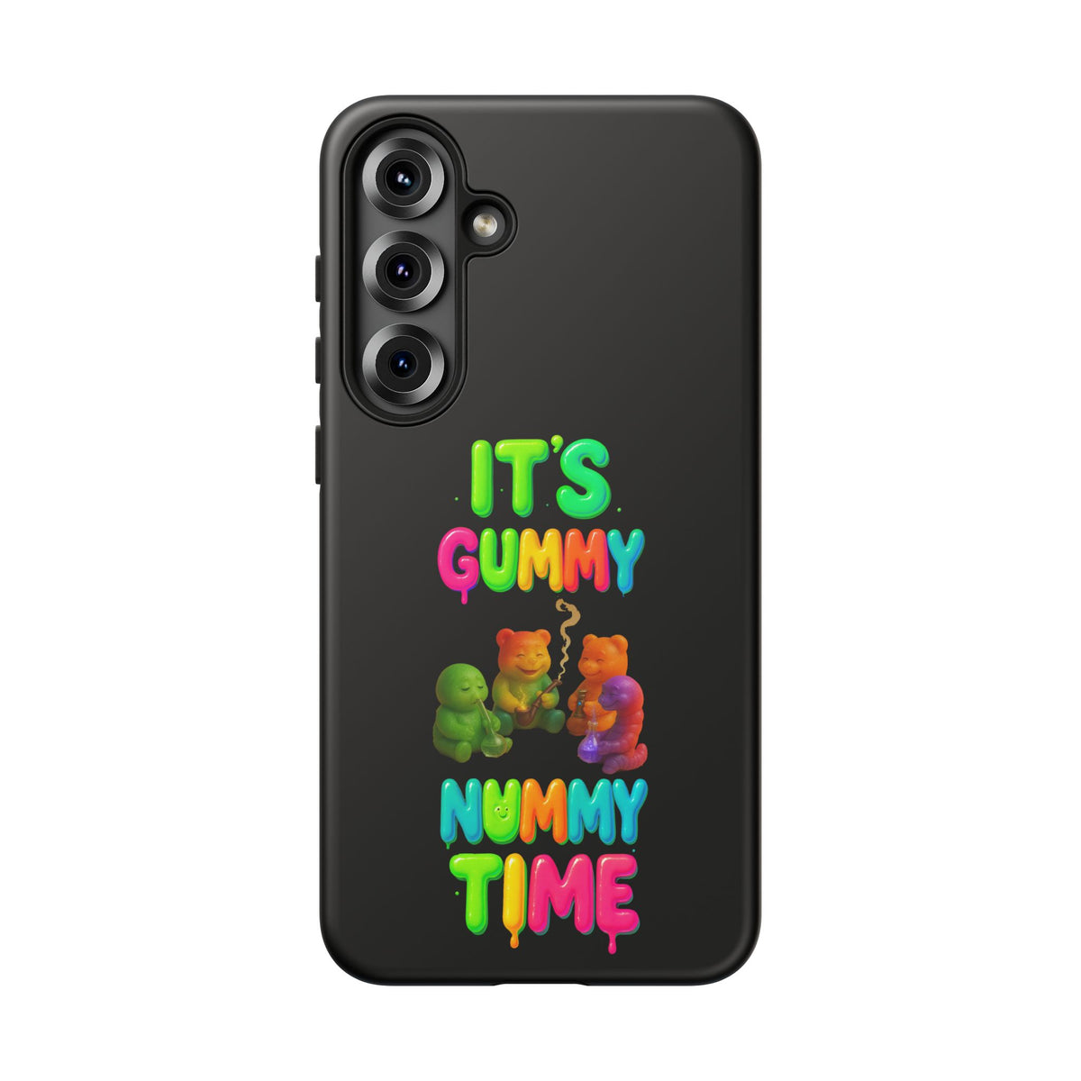 It's Gummy Nummy Time Phone Case — Colorful Gummy Bears Protective Case