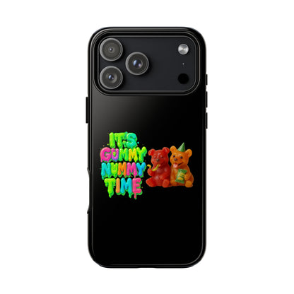Phone Case — "It's Gummy Nummy Time" Colorful Gummy Bear Protective Case