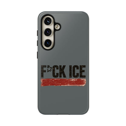 Phone Case - "F*CK ICE" Distressed Protest Design