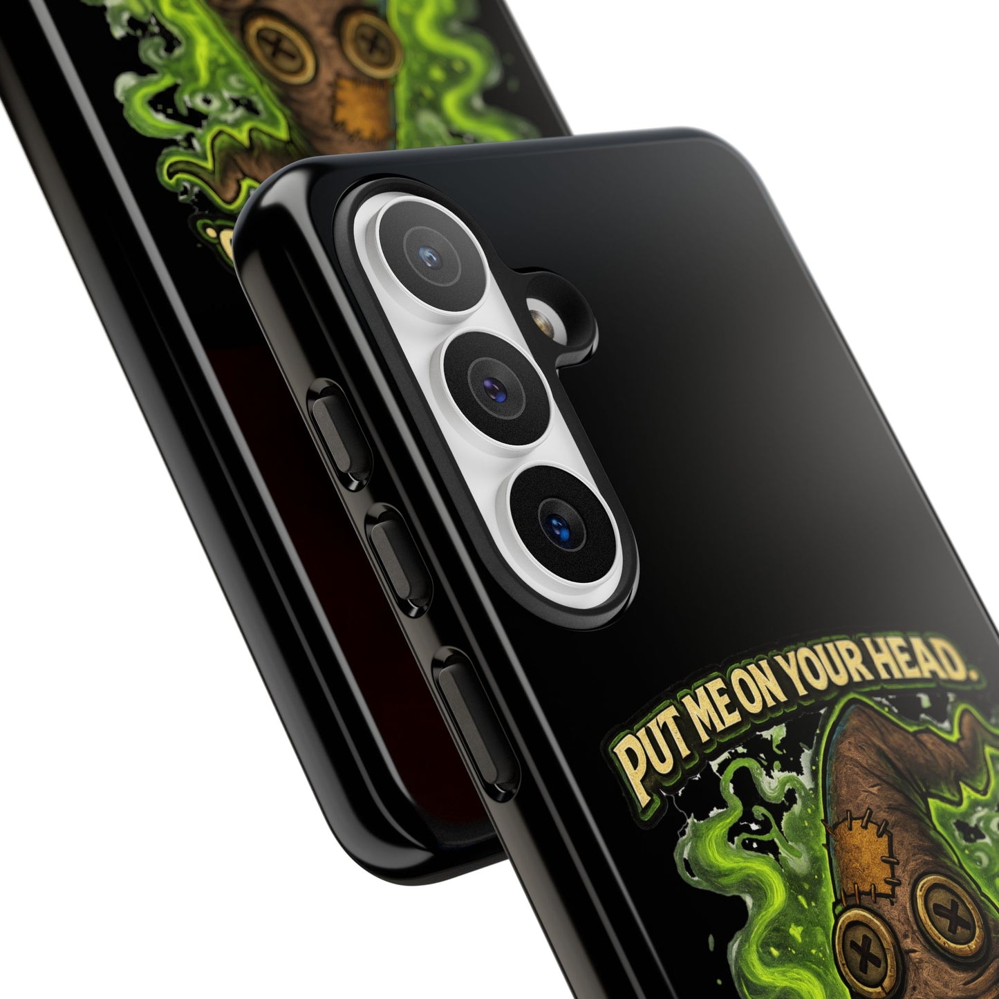 Phone Case — “Put Me On Your Head, I Double Dare You” Scary Witch Hat Design