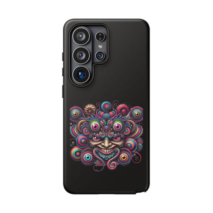 Psychedelic Smiling Eye Cluster Phone Case