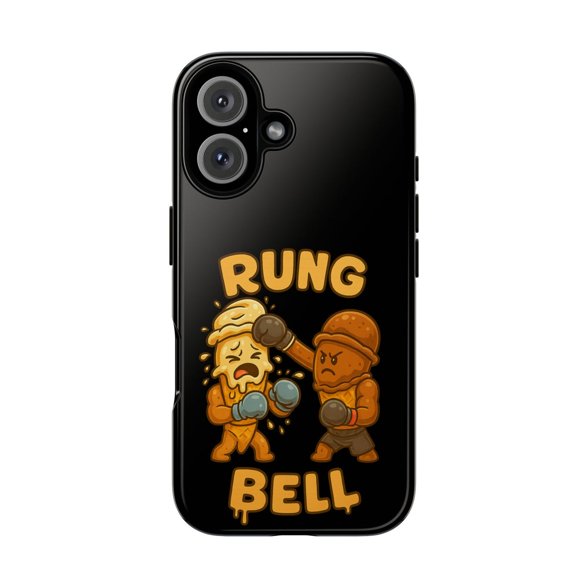 Phone Case — "Rung Bell" Boxing Cartoon Protective Cover