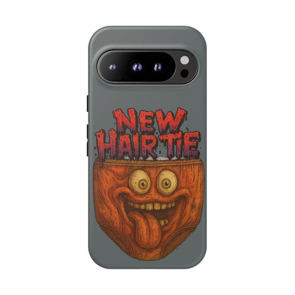Phone Case — 'New Hairte' Funny Grinning Tongue-Out Monster Design