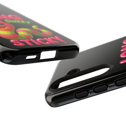 Phone Case — "Long Sweet Sticky" Cute Candy Snake Protective Case