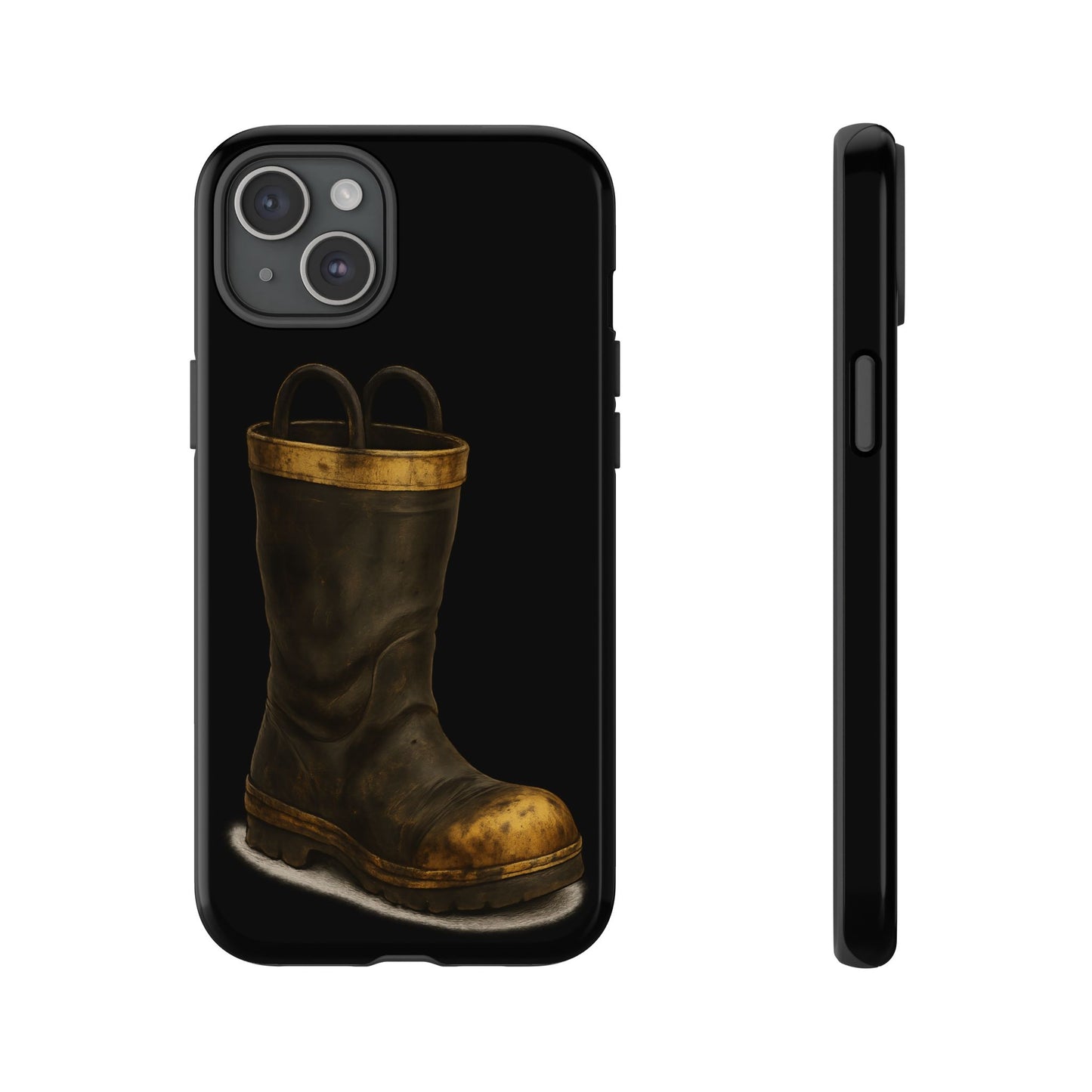 Vintage Fire Boot Phone Case — Rugged Protective iPhone Cover