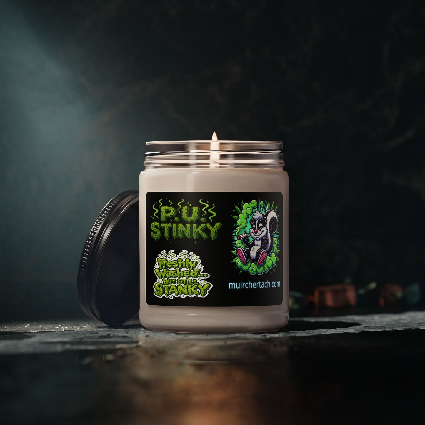 P.U. Stinky Candle - Fun Scented Soy Candle, Unique Gift, Home Fragrance, Quirky