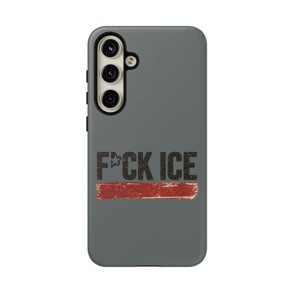 Phone Case - "F*CK ICE" Distressed Protest Design