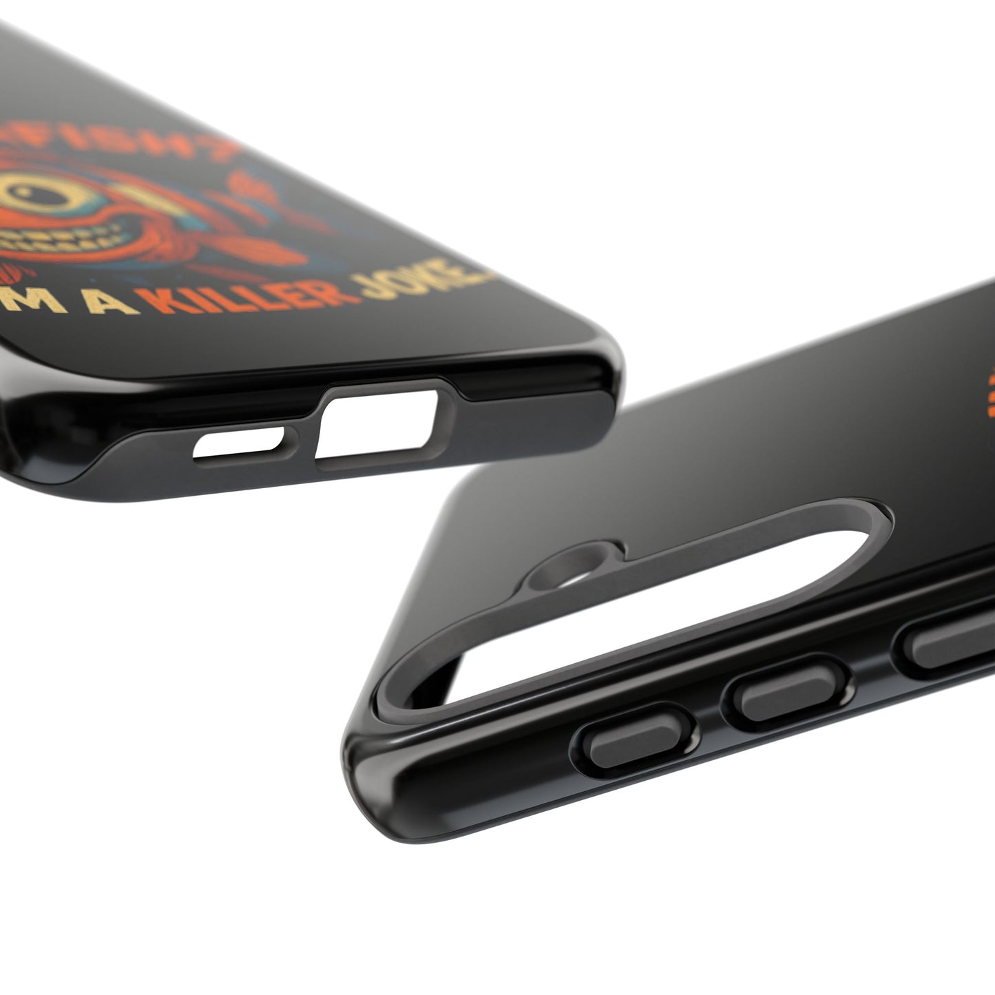 Phone Case — “Clownfish? I’m a Killer Joke.” Funny Creepy Fish Graphic