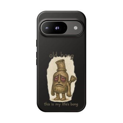 Phone Case — 'Old Bong' Funny Stoner Illustration, "This Is My Life's Bong"
