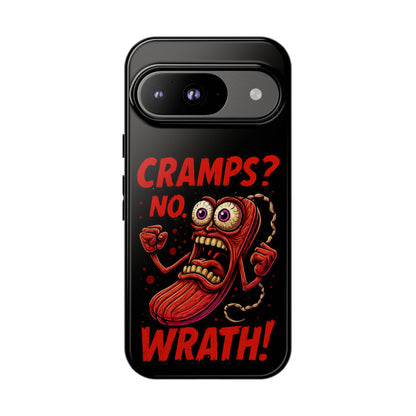 Phone Case — "Cramps? No, Wrath!" Retro Hot-Pepper Graphic