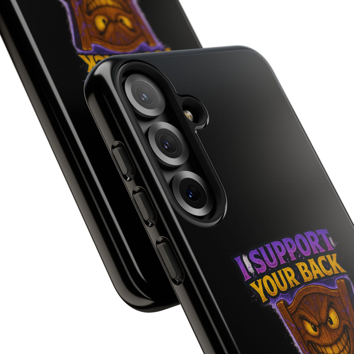 Phone Case — "I Support Your Back and Break Your Will" Funny Creepy Chair Design