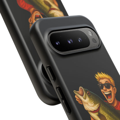 Fishing Phone Case — "I Came. I Cast. I Conquered." Graphic Bass Design