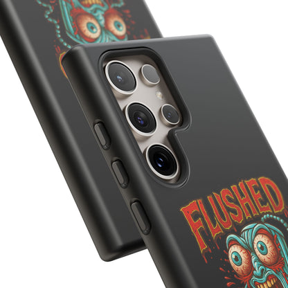 Phone Case — "Flushed But Not Forgotten" Horror Graphic iPhone Cover