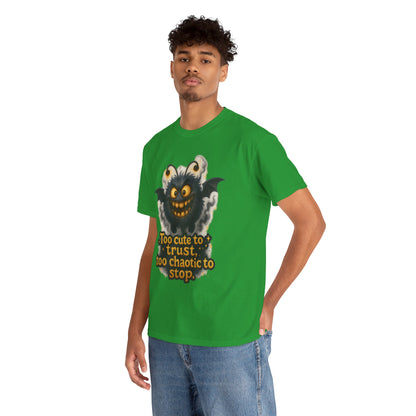 Too Cute To Trust Chaotic Monster T-Shirt | Cute Spooky Halloween Tee