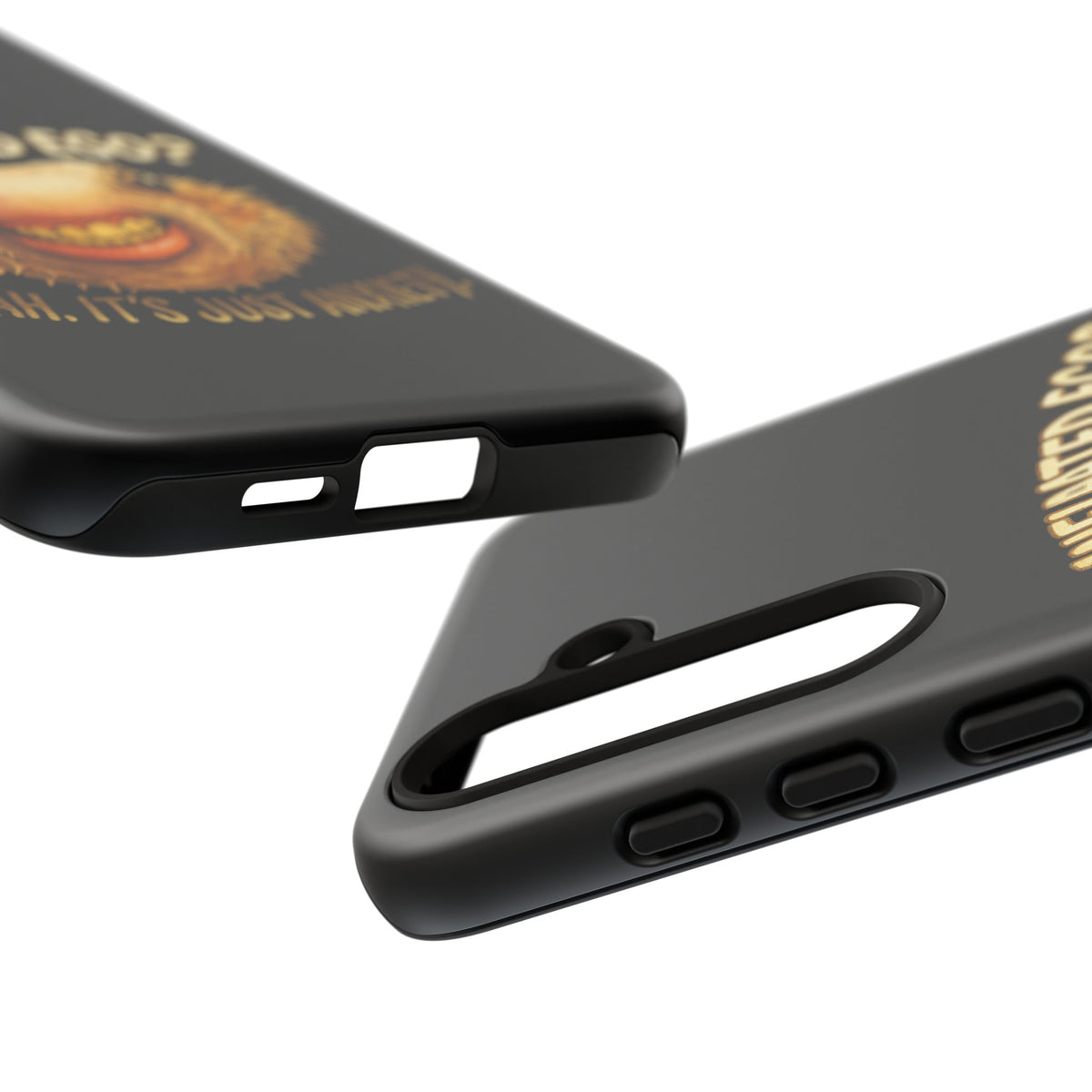 Phone Case — "Inflated Ego? Nah, It's Just Anxiety" Funny Pufferfish Design