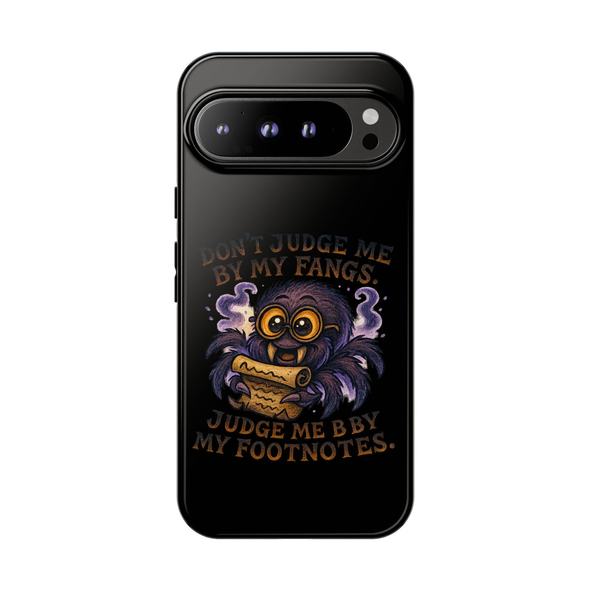 Phone Case — Fiery One-Eyed Demon with "I See Your Soul... And It's Disappointing"