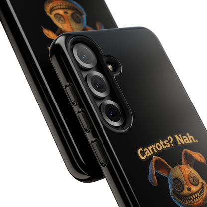 Phone Case — Creepy Bunny "Carrots? Nah. I crave screams." Horror iPhone Case