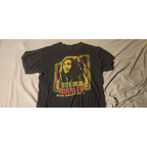 Zion Rootswear Bob Marley Wailers T Shirt Reggae Revolution Tour Mens Size L